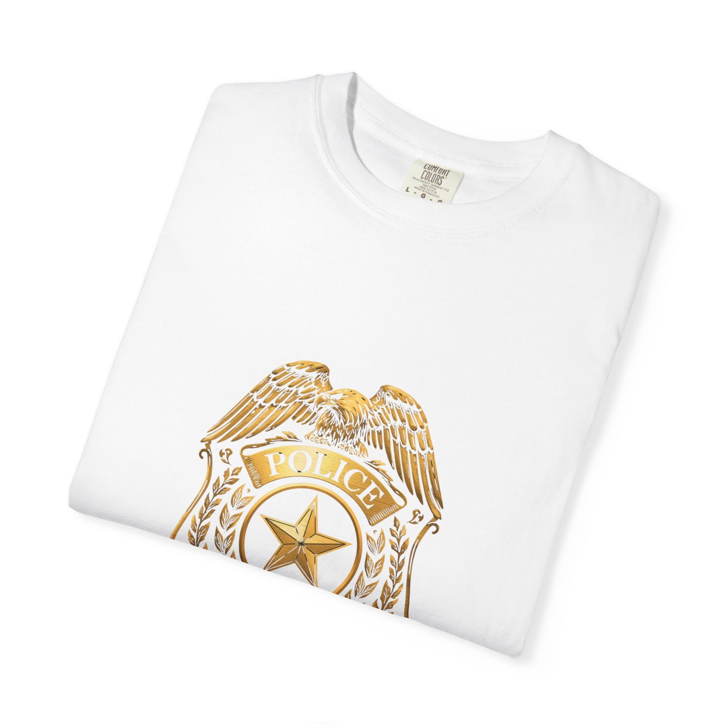 Police Badge T-shirt | Vintage Law Enforcement Shield Graphic