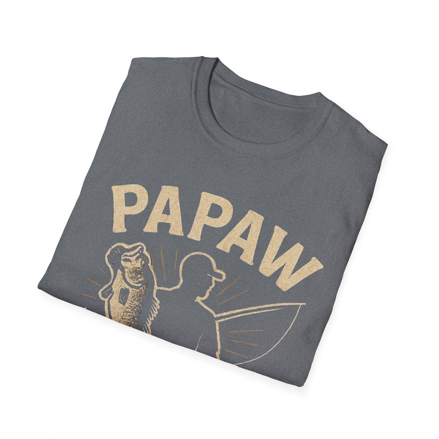 Papaw Fishing Graphic T-Shirt | Catch & Fry Bass Design