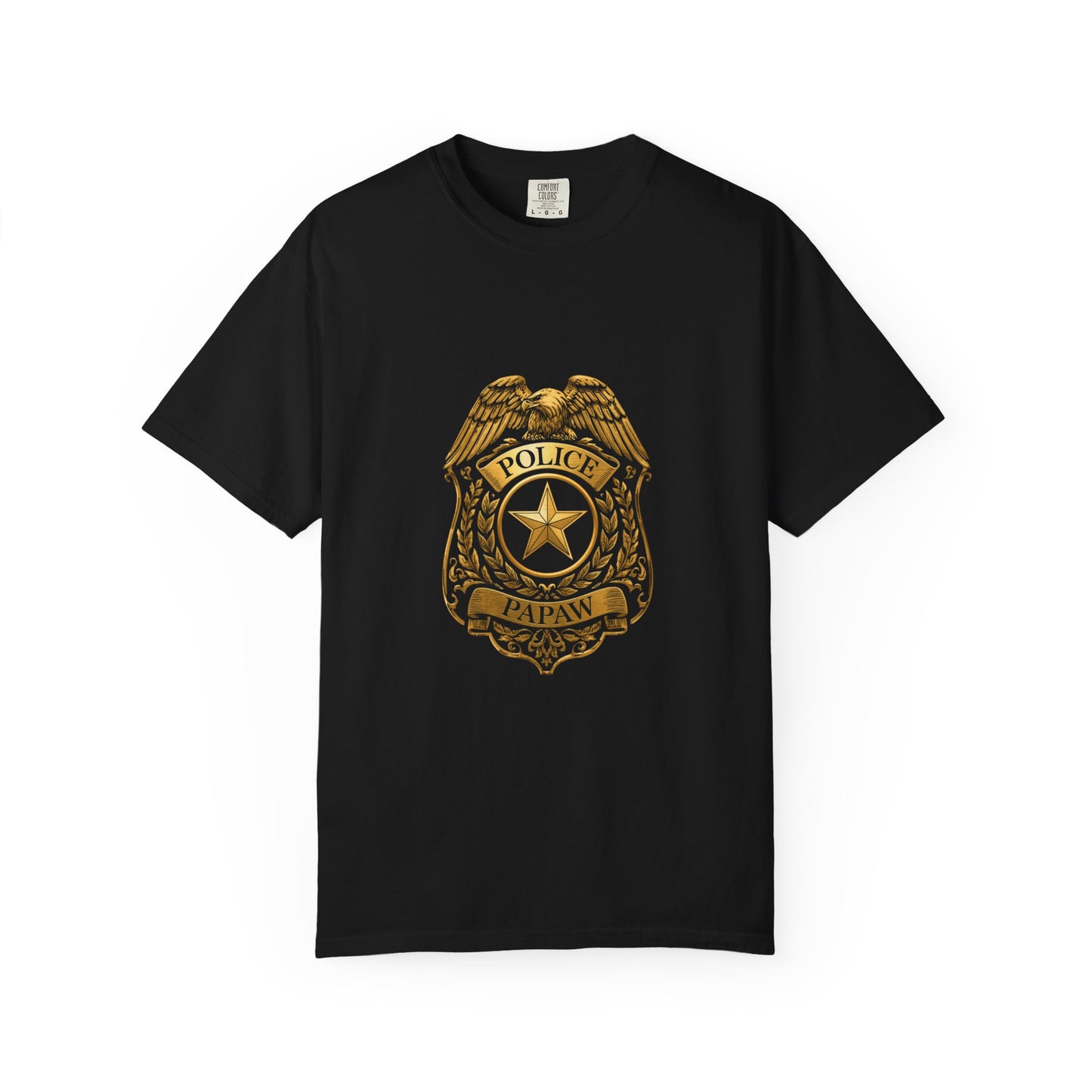 Police Badge T-shirt | Vintage Law Enforcement Shield Graphic