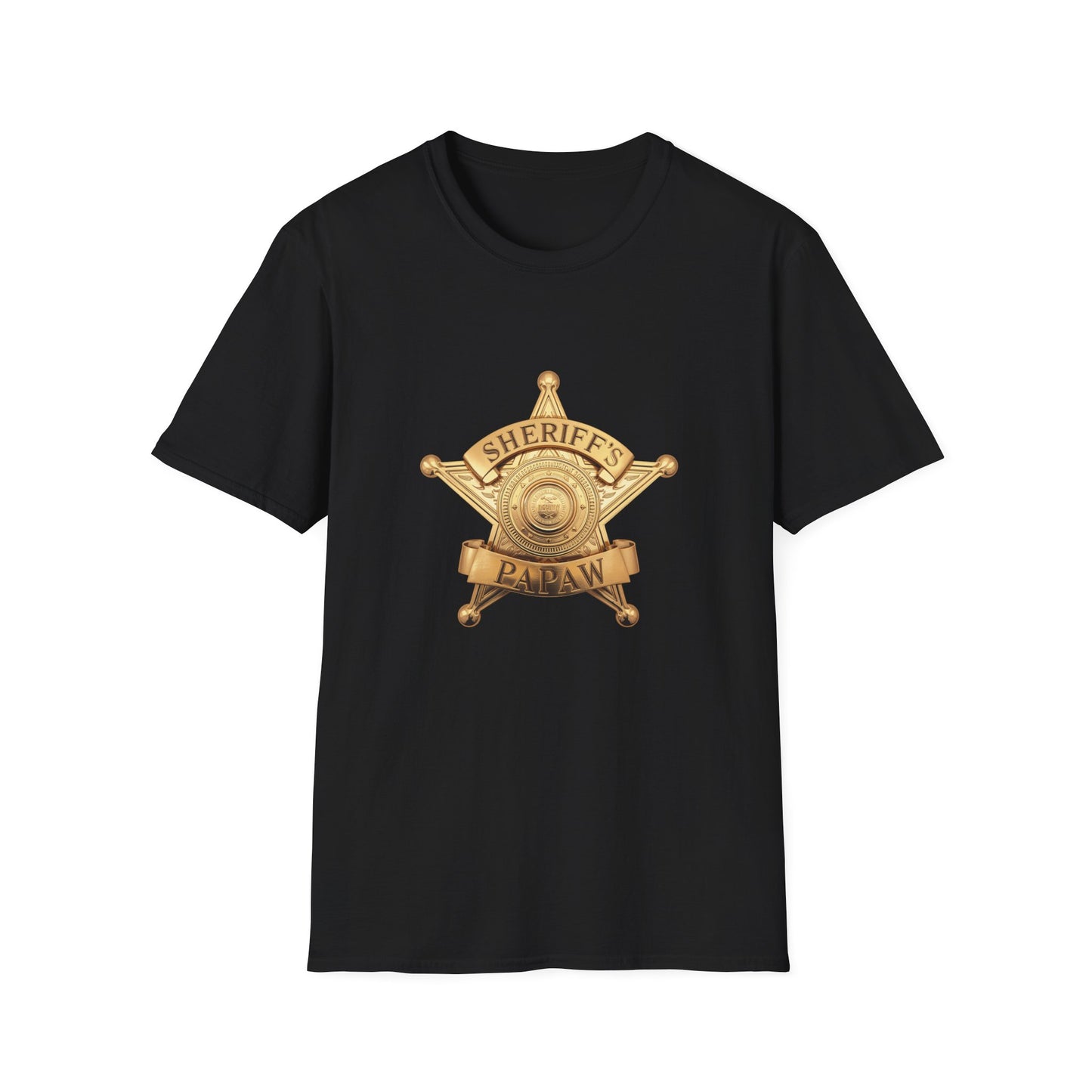 Sheriff Badge T-Shirt | Western Lawman Retro Badge