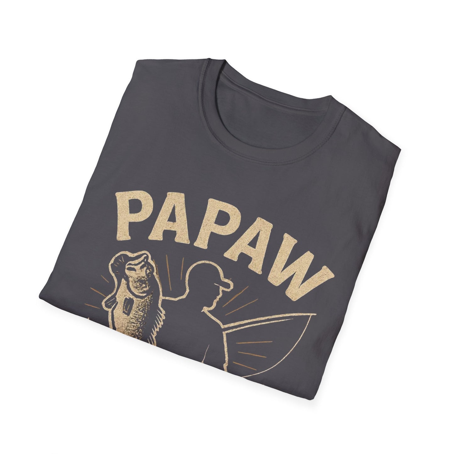 Papaw Fishing Graphic T-Shirt | Catch & Fry Bass Design