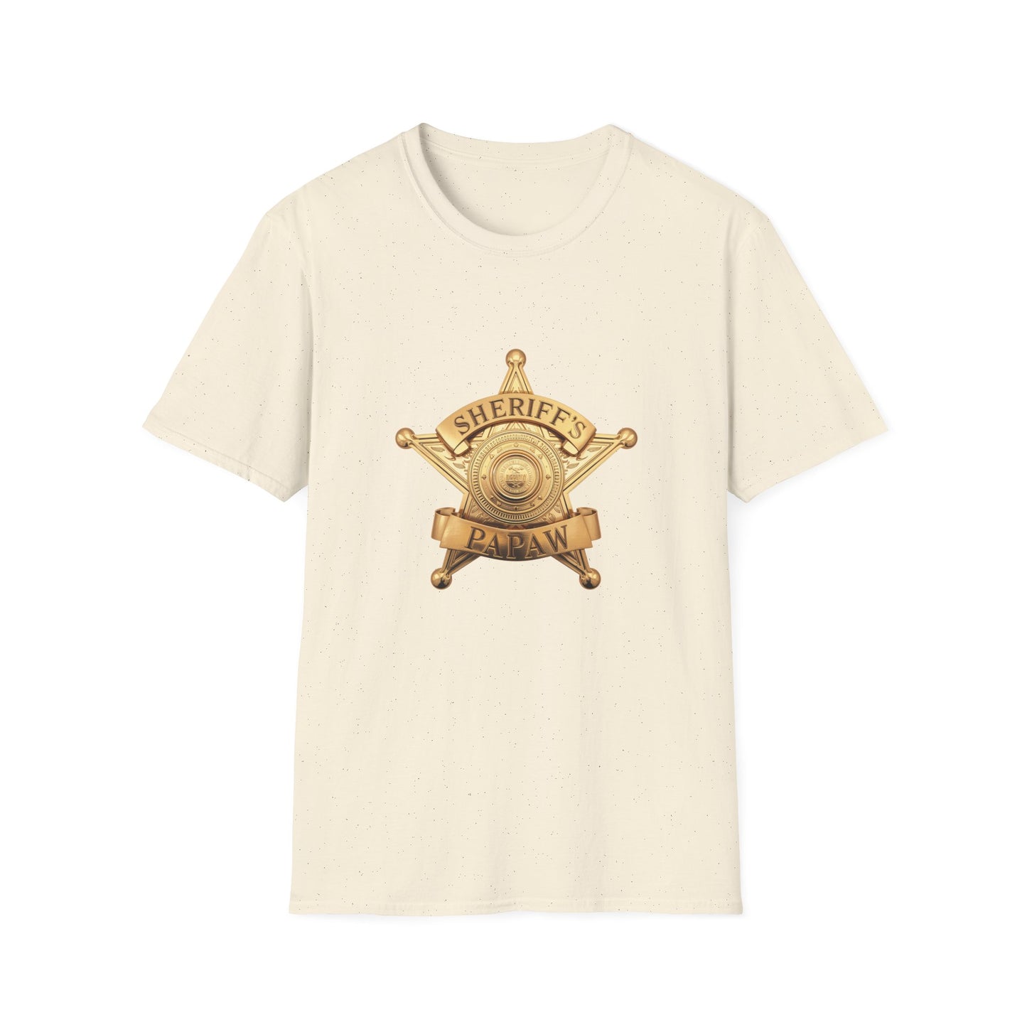 Sheriff Badge T-Shirt | Western Lawman Retro Badge