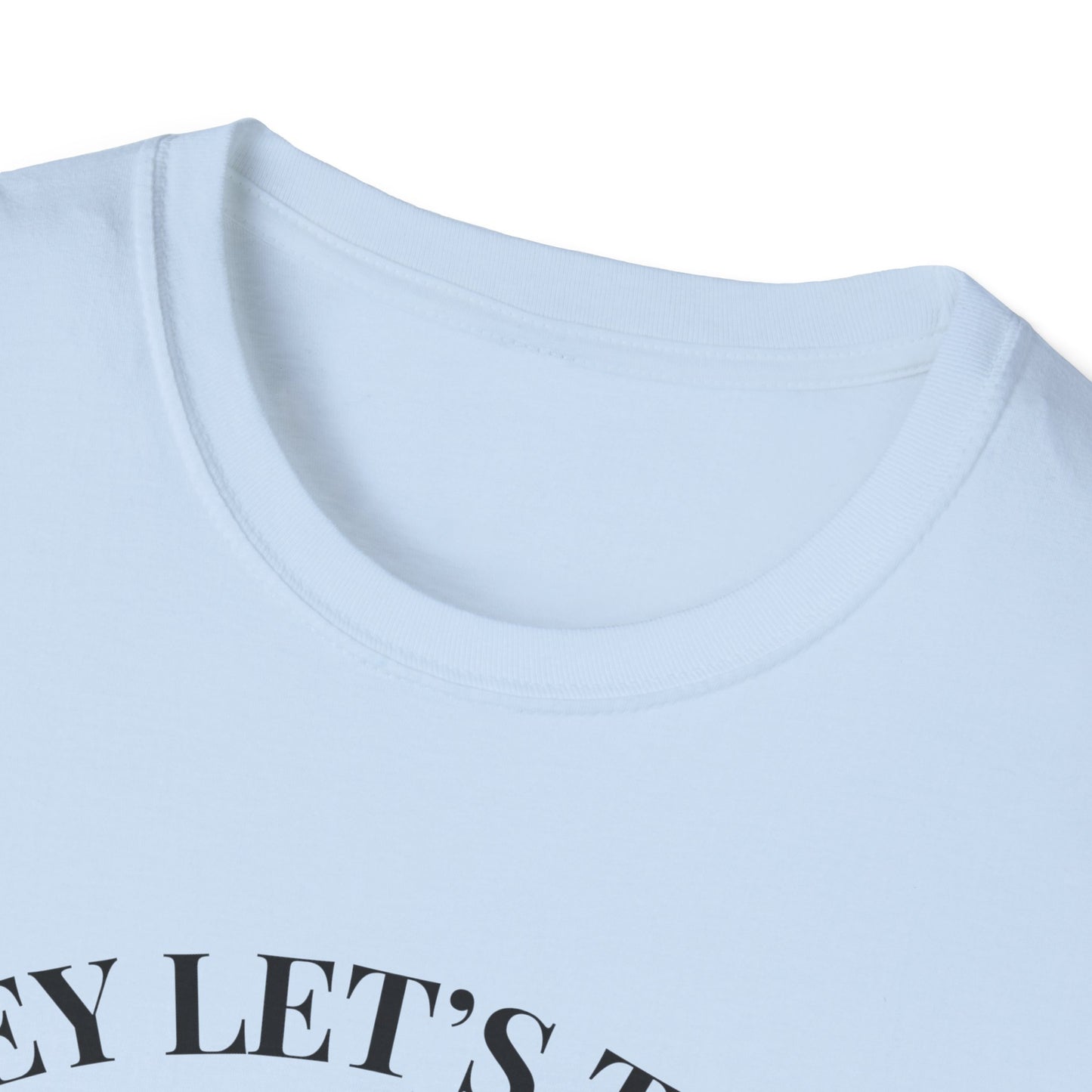 Hey Lets Talk God T-Shirt | Faith Tee, Script Lettering