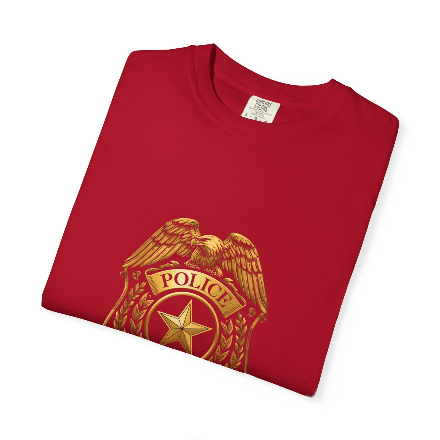 Police Badge T-shirt | Vintage Law Enforcement Shield Graphic