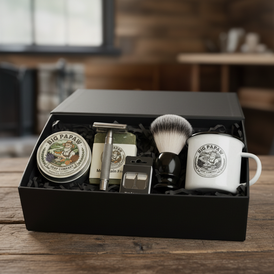 Big PaPaw Father's Day Gift Box with Shaving Brush