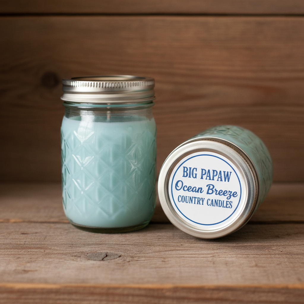 Big Papaw Ocean Breeze Candle
