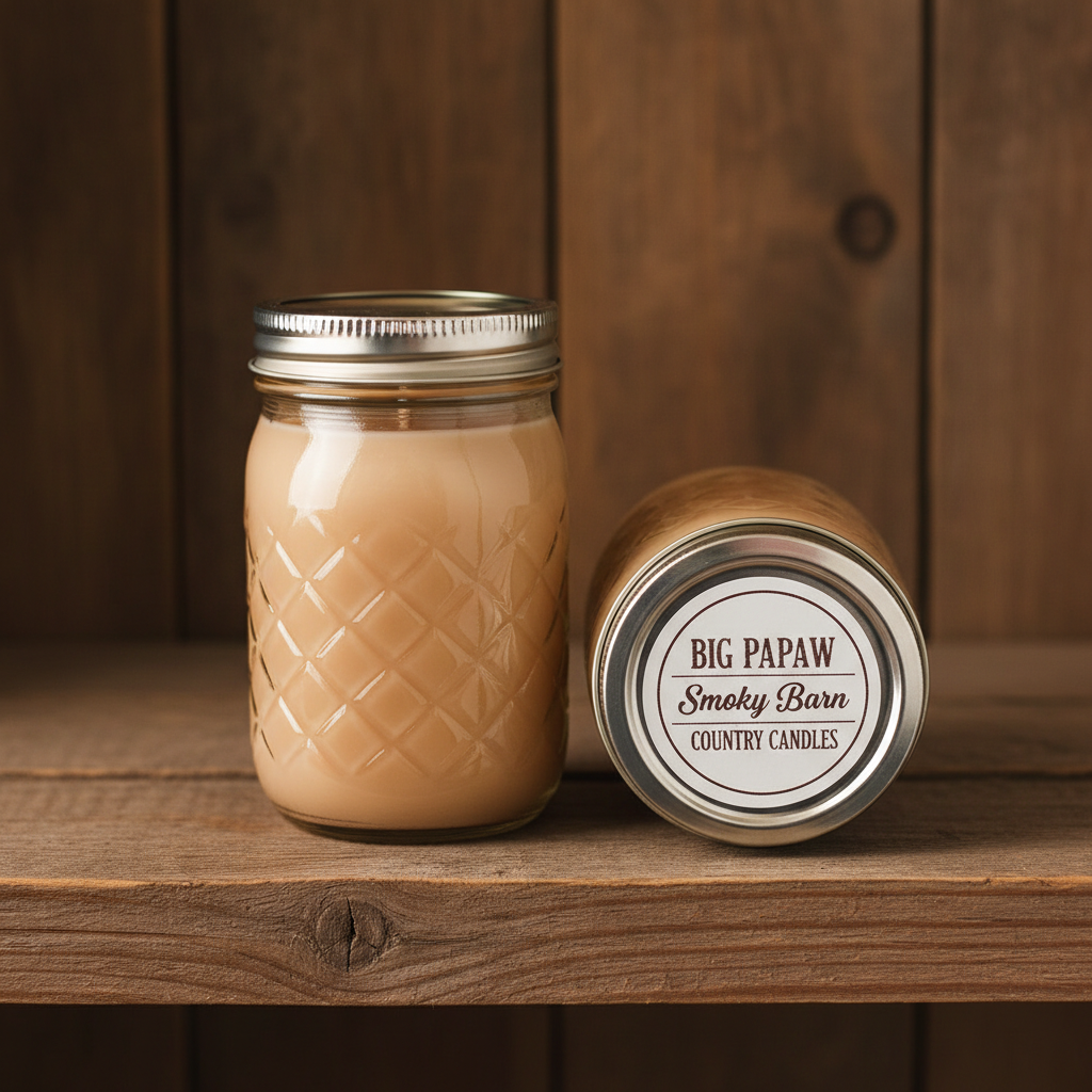 Big Papaw Smoky Barn Candle