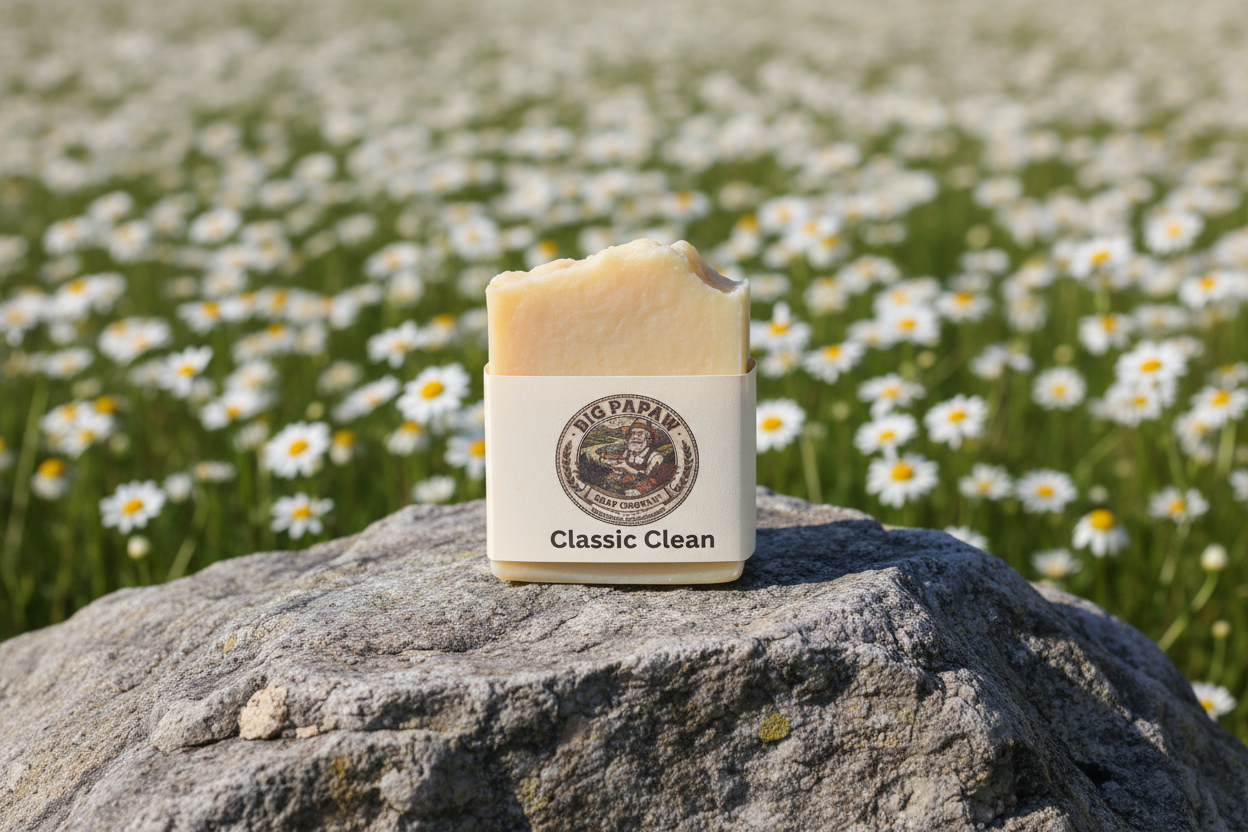 Classic Clean Soap in Field of Daisies