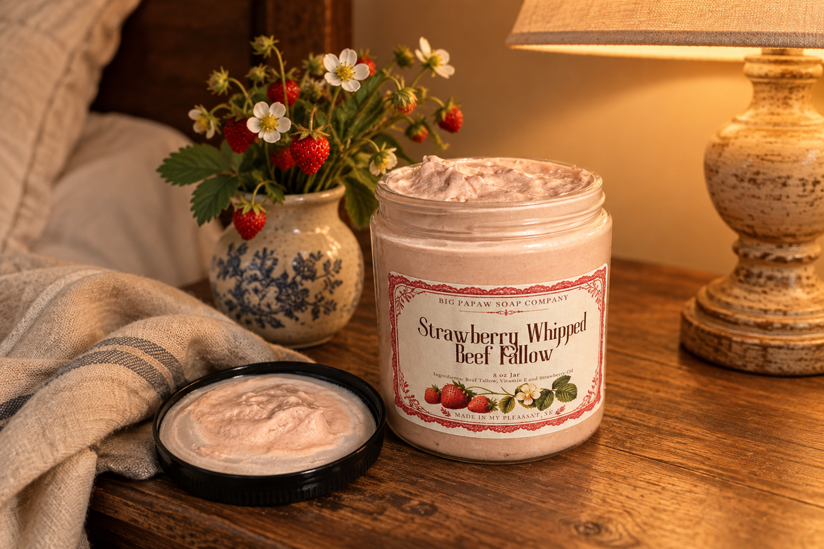 Cozy farmhouse nightstand scene