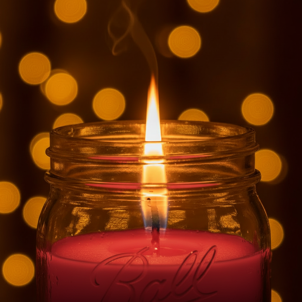 Flame close-up