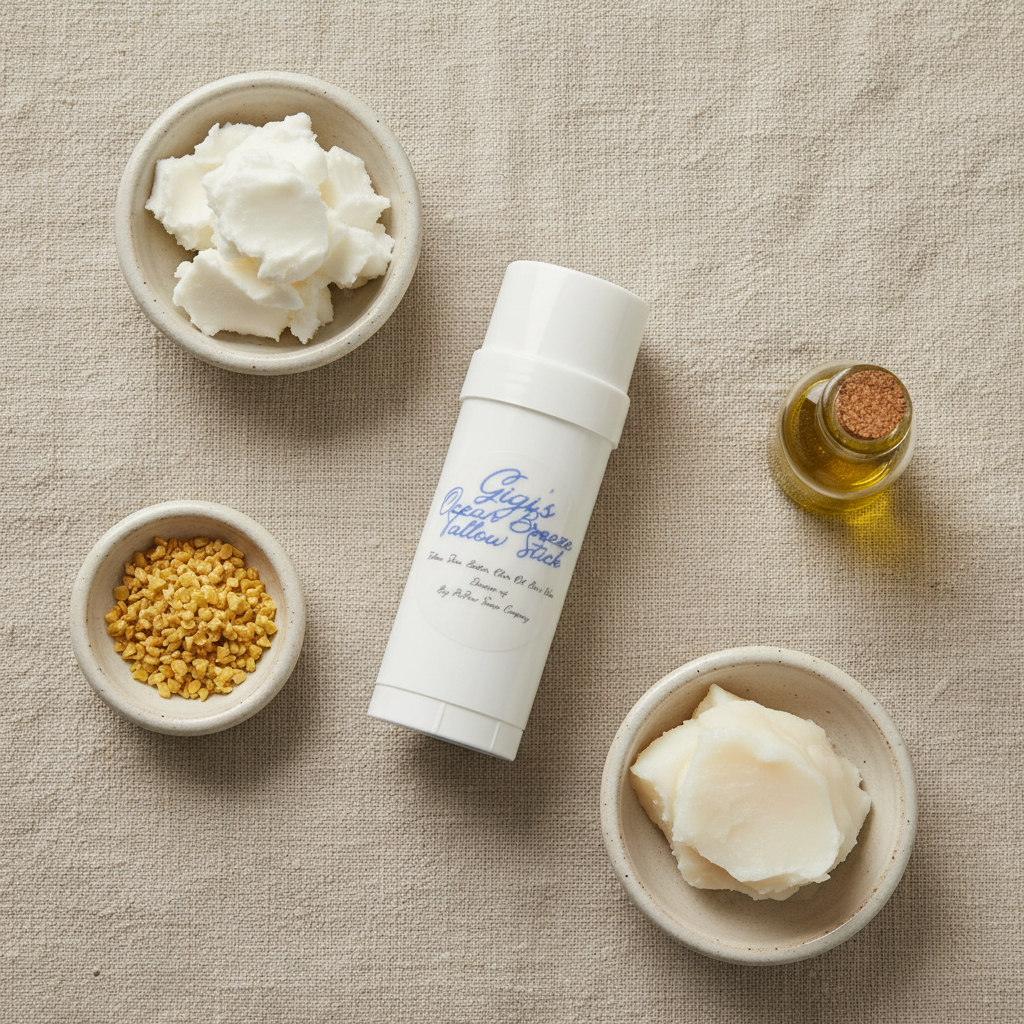 Gigi's Ocean Breeze - Ingredient Flat Lay