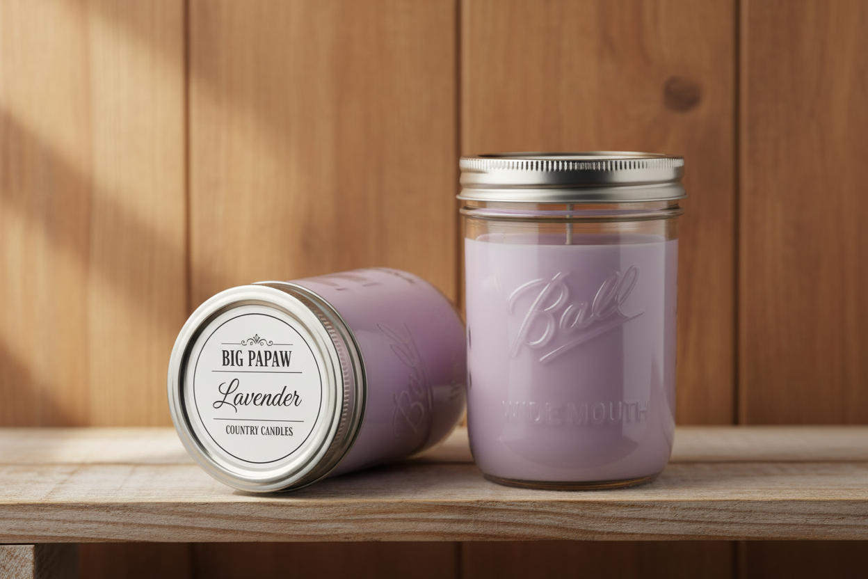 Big Papaw Lavender Country Candle