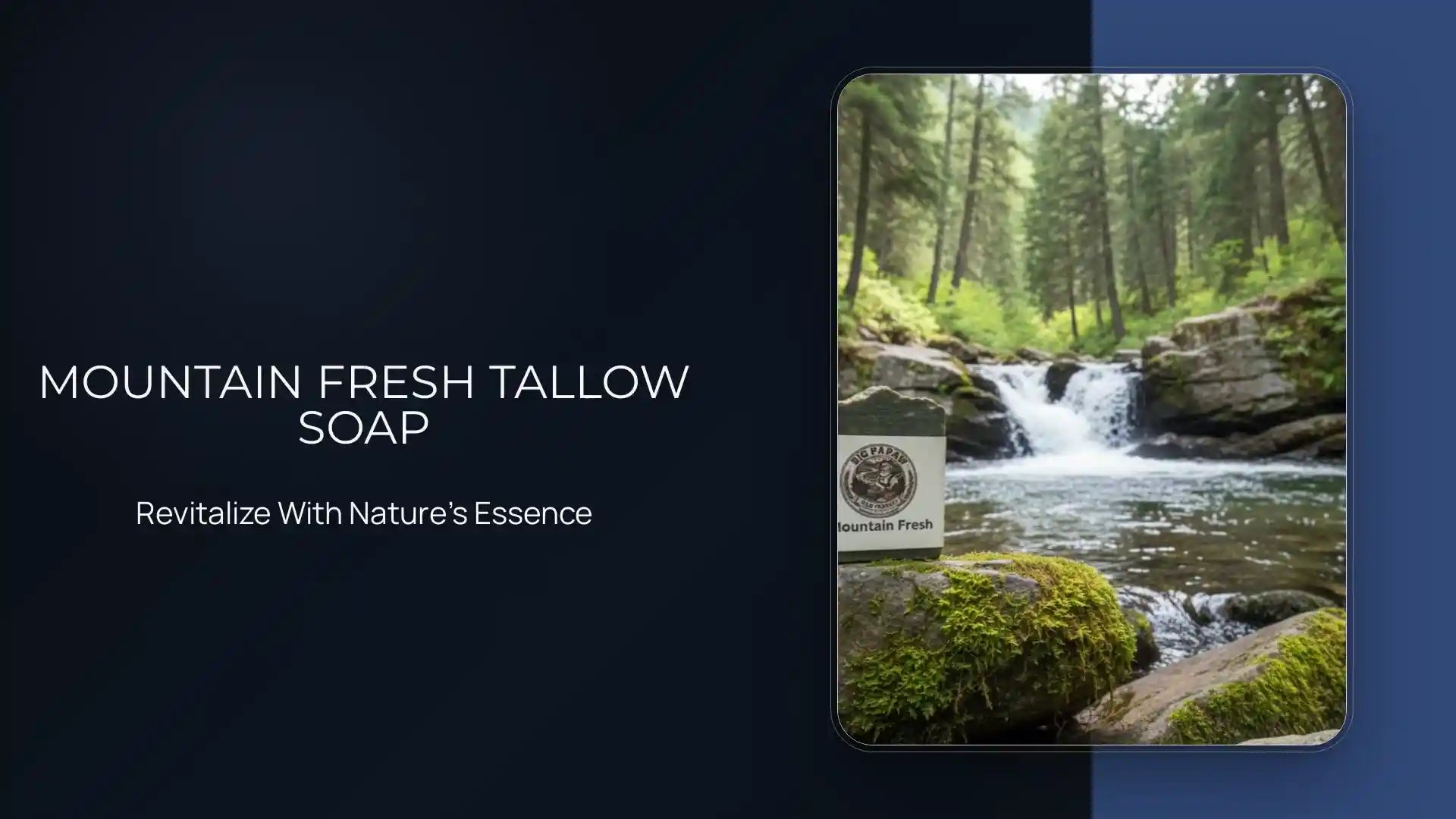 Mountain Fresh Tallow Soap by@Outfy