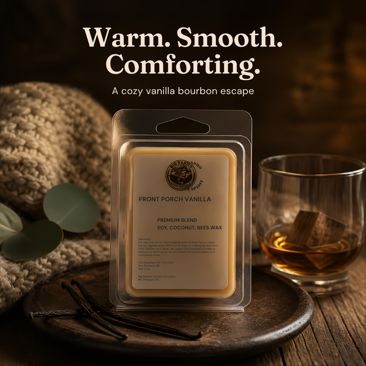Country Candles Wax Melt – Front Porch Vanilla