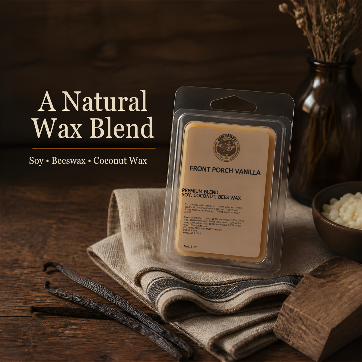 Country Candles Wax Melt – Front Porch Vanilla