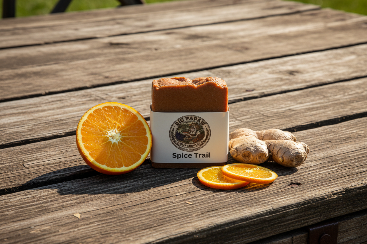 Spice Trail Soap on Old Buckboard