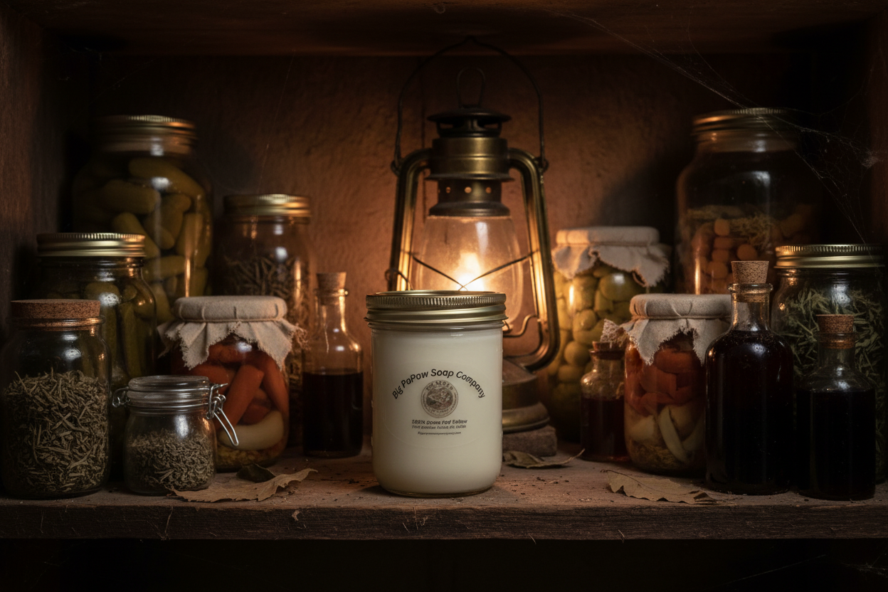 Tallow Pint in Root Cellar