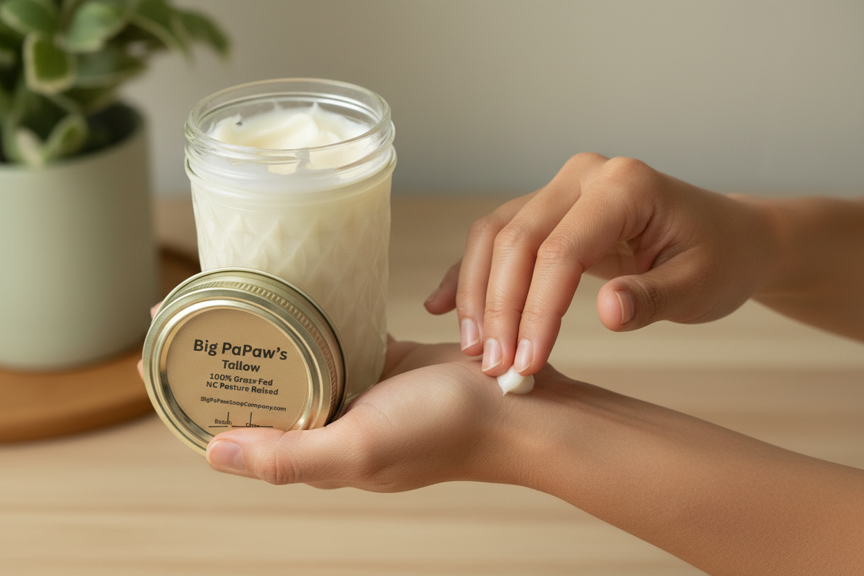 Cosmetic Dry Rendered Tallow half pint